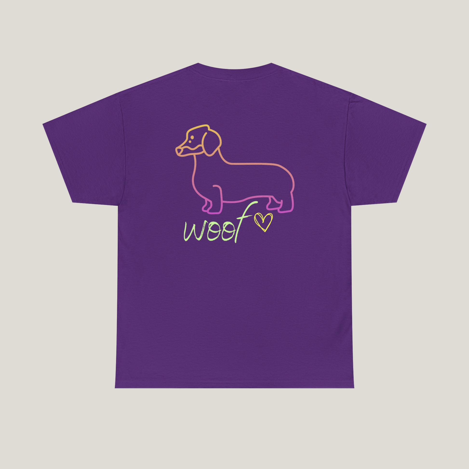Neon Logo Dachshund Tee