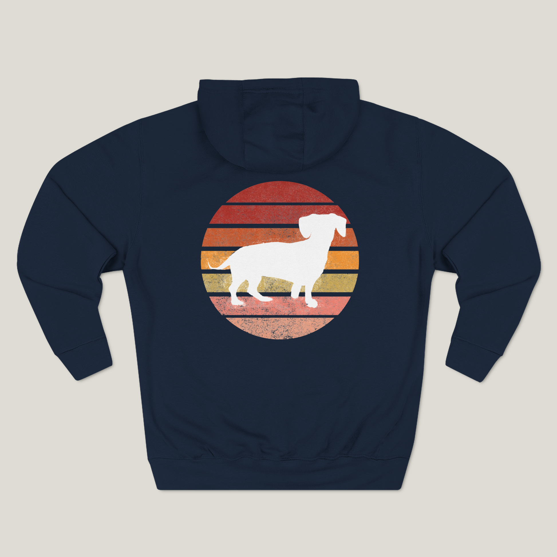 Dachshund Mom Logo Premium Hoodie