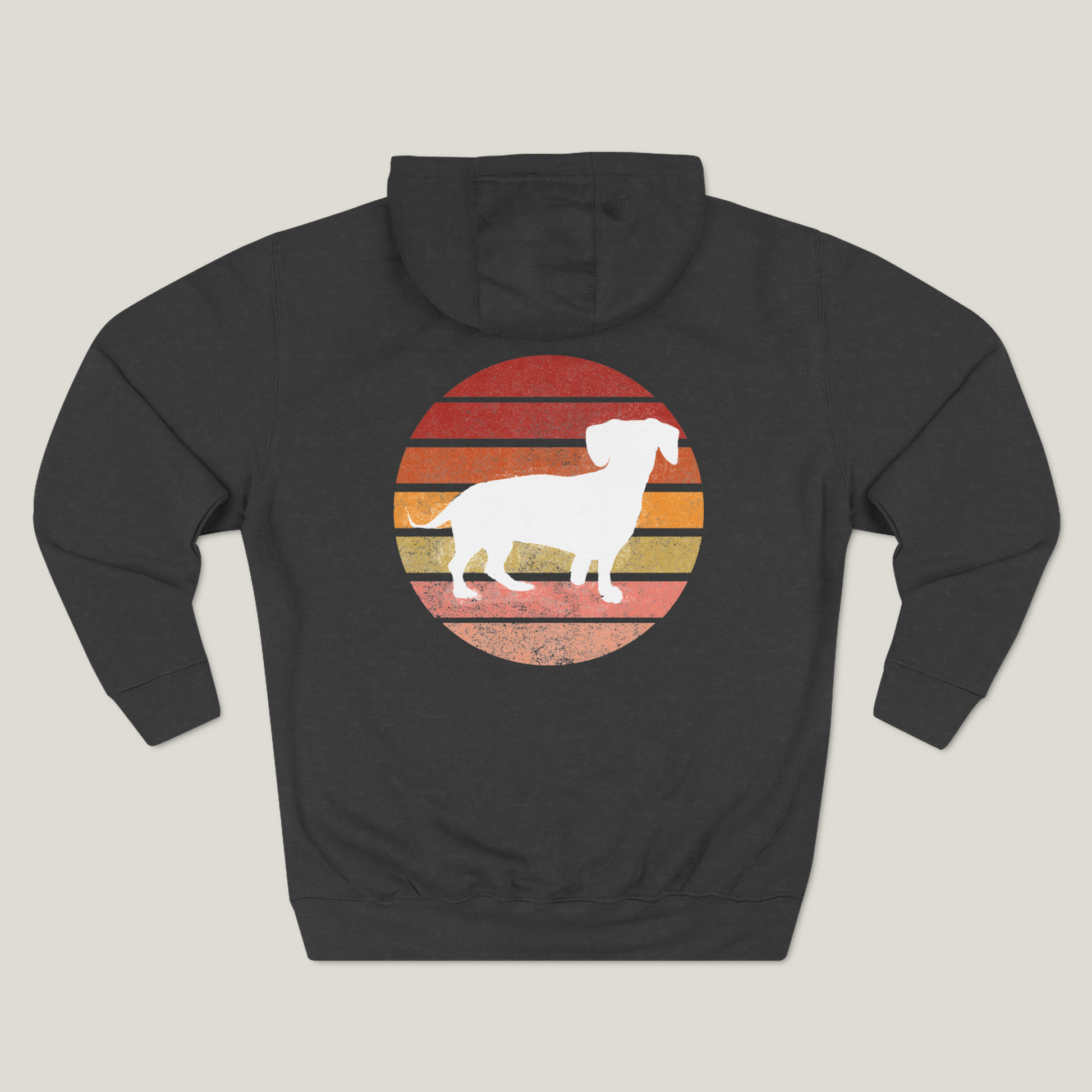 Dachshund Mom Logo Premium Hoodie