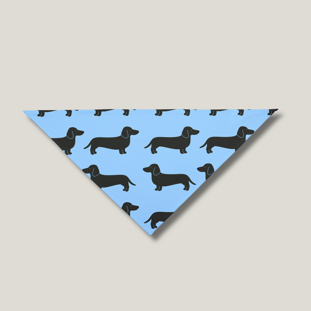 Dog Bandana With Dachshunds