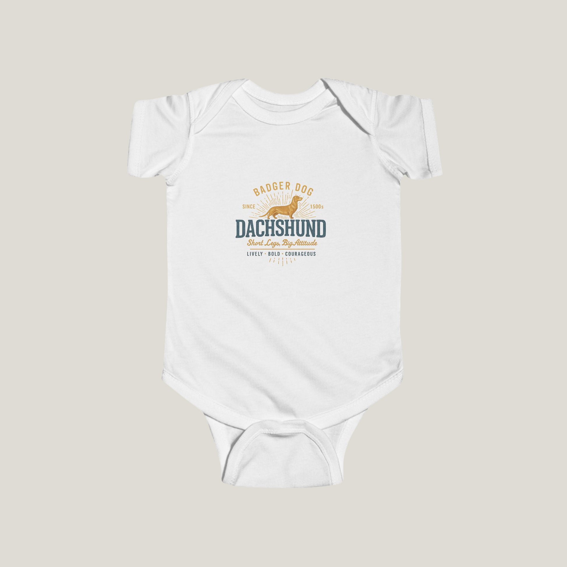 Badger Dog Dachshund Onesie