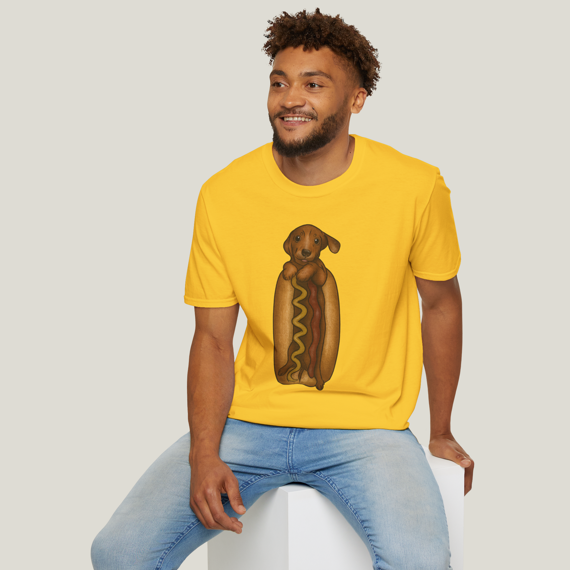 Dachshund In A Hot Dog Tee