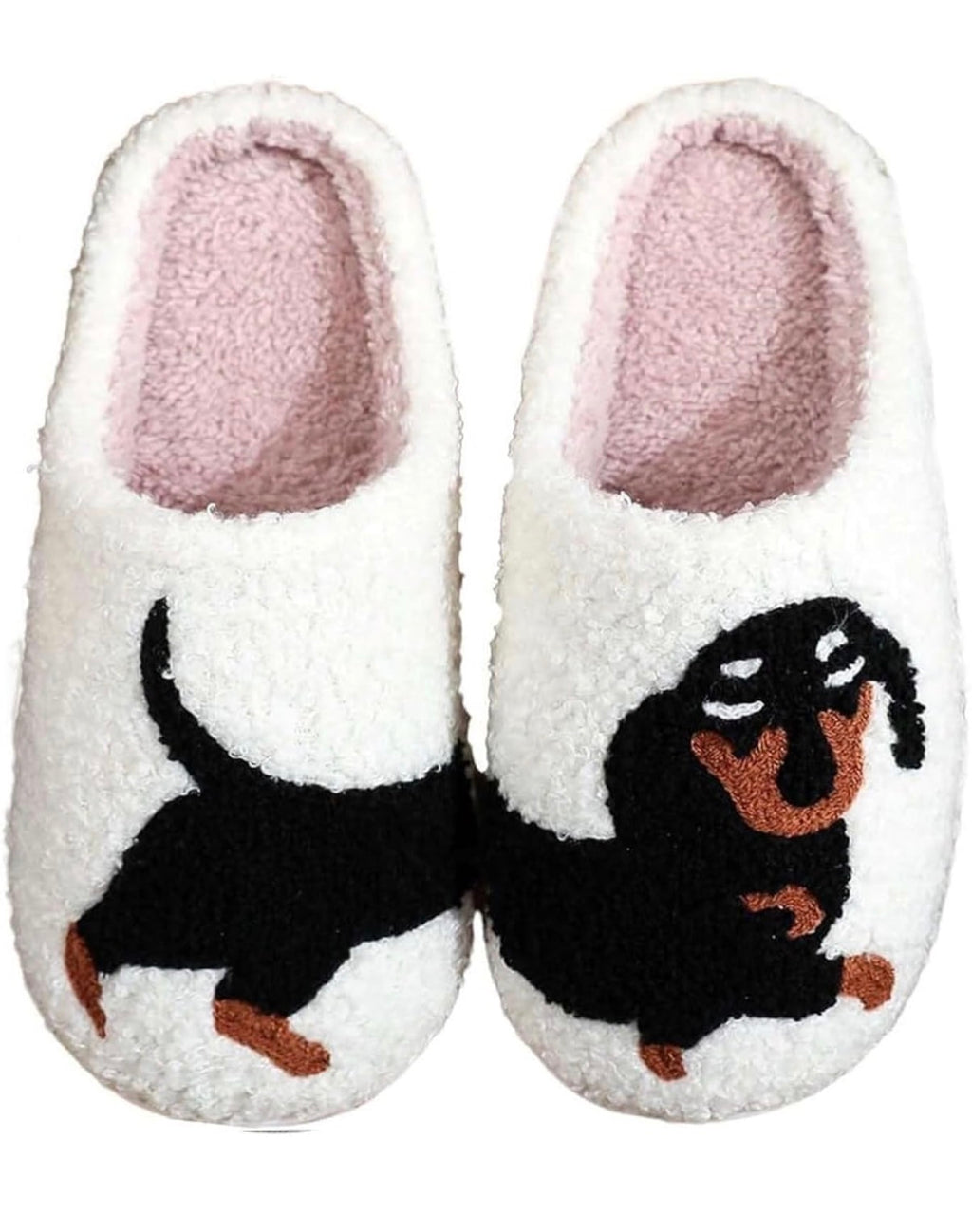 Cozy Dachshund Slippers | Wiener Dog Gifts | Fuzzy Sausage Dog House Shoes
