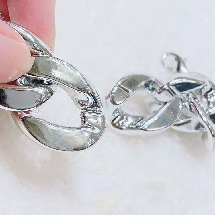 Plastic Big Gold Chain Dog Cat Necklace