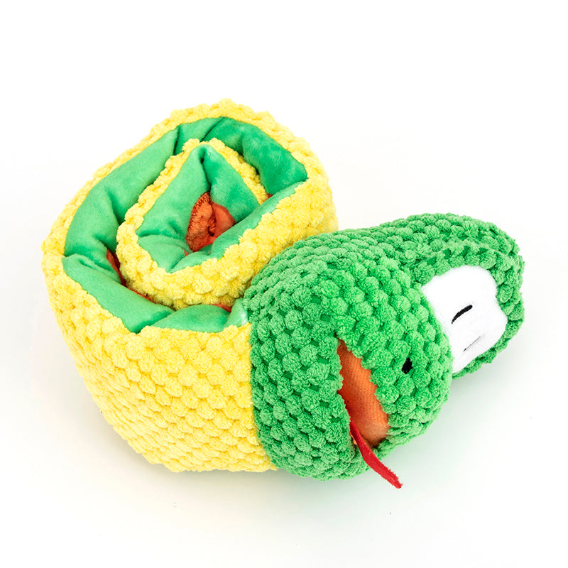 Snake Squeaky Snuffle Dog